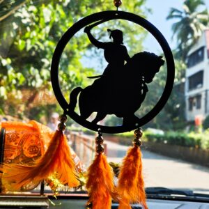 Shivaji Maharaj- Handmade Car & wall Hanging